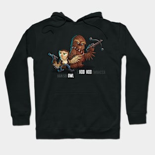 Han Sol-OWL and c-HOO-HOO-hewbacca Hoodie